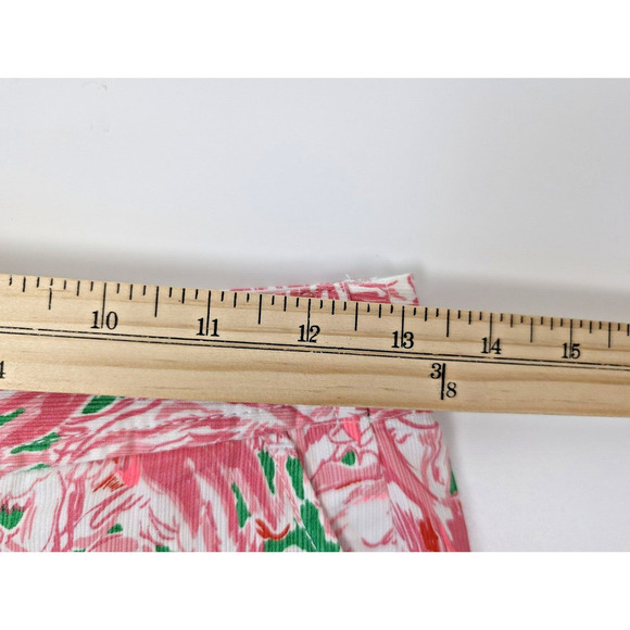 LILLY PULITZER Ladies Buttercup Shorts PINK COLONY Flamingo Size 2 - Picture 6 of 9